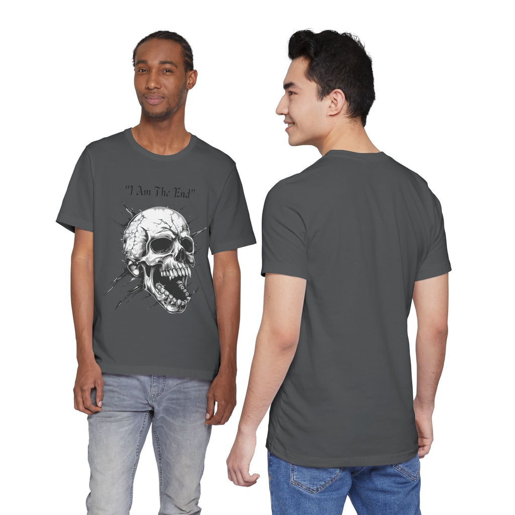 Skull Graphic Tee "I Am The End" - Gothic Rock T-Shirt