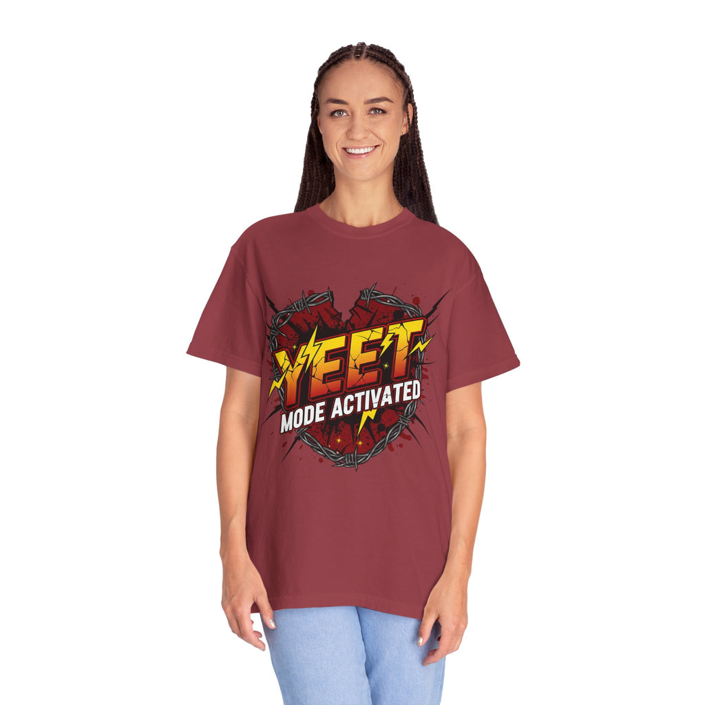 Yeet Mode Activated T-shirt — Funny Graphic Tee for Teens & Gamers