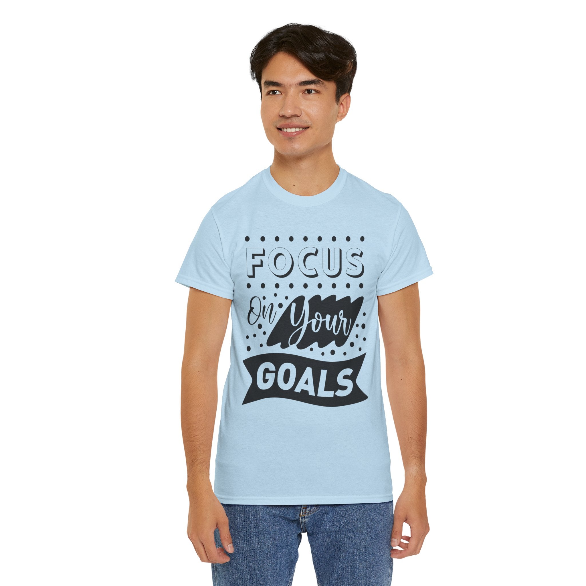 Focus On Your Goals T-Shirt — Motivational Graphic Tee