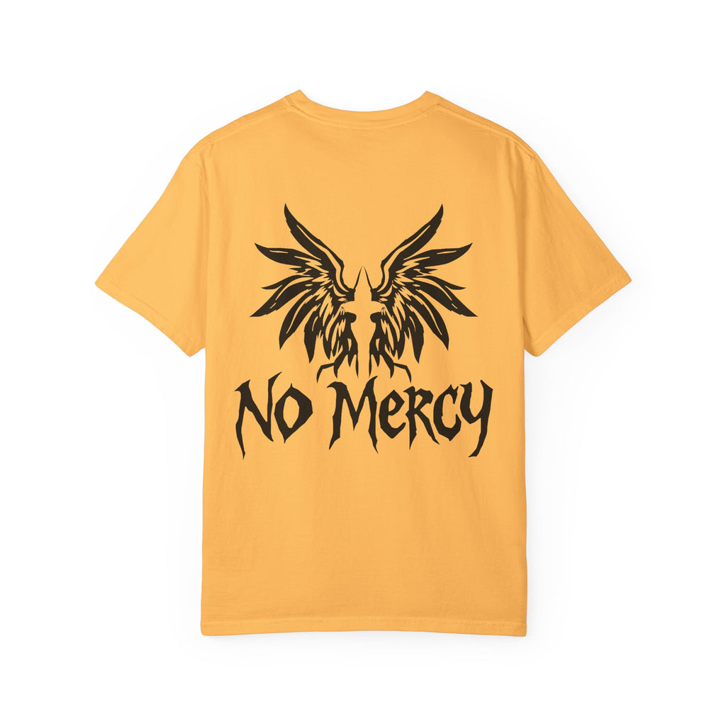 No Mercy Wings T-Shirt — Gothic Angel Graphic Tee