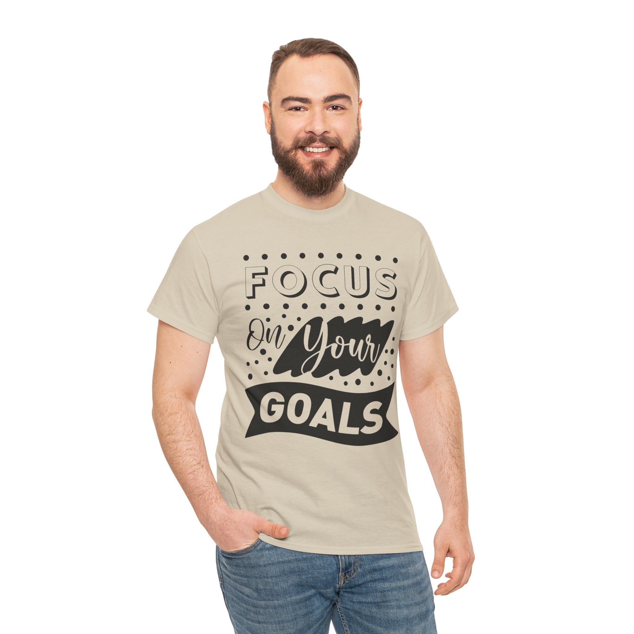 Focus On Your Goals T-Shirt — Motivational Graphic Tee