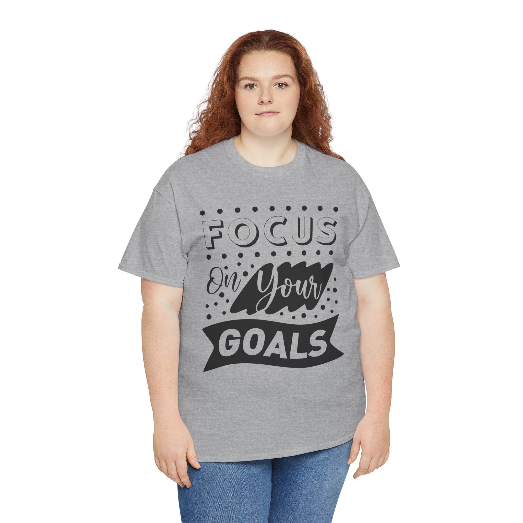 Focus On Your Goals T-Shirt — Motivational Graphic Tee