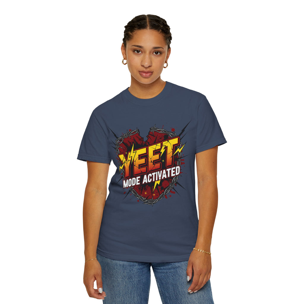 Yeet Mode Activated T-shirt — Funny Graphic Tee for Teens & Gamers