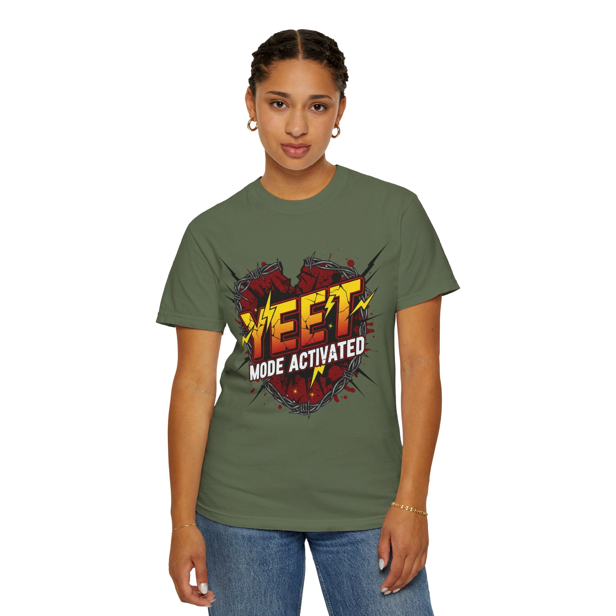 Yeet Mode Activated T-shirt — Funny Graphic Tee for Teens & Gamers