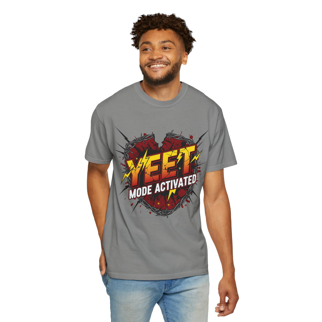 Yeet Mode Activated T-shirt — Funny Graphic Tee for Teens & Gamers