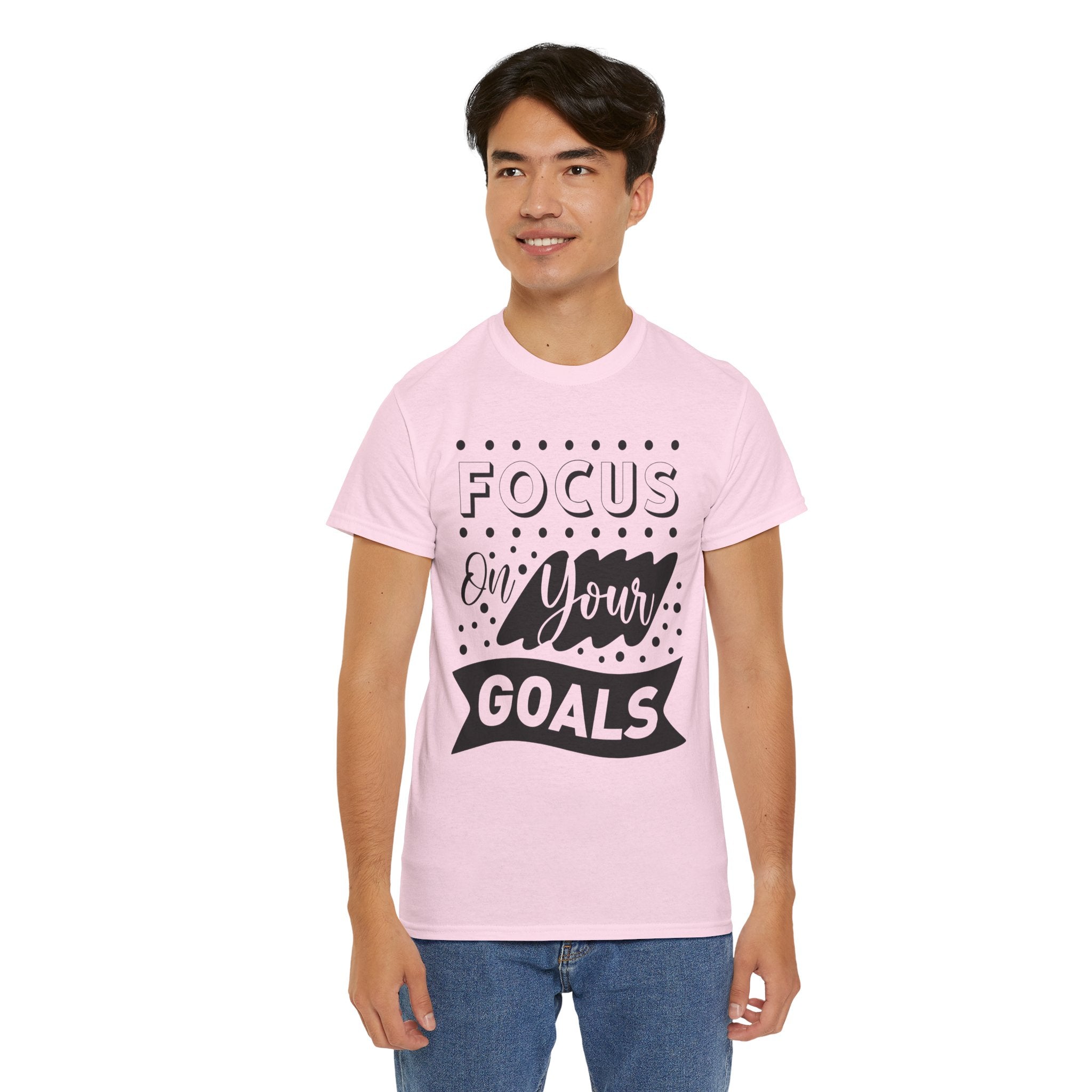 Focus On Your Goals T-Shirt — Motivational Graphic Tee